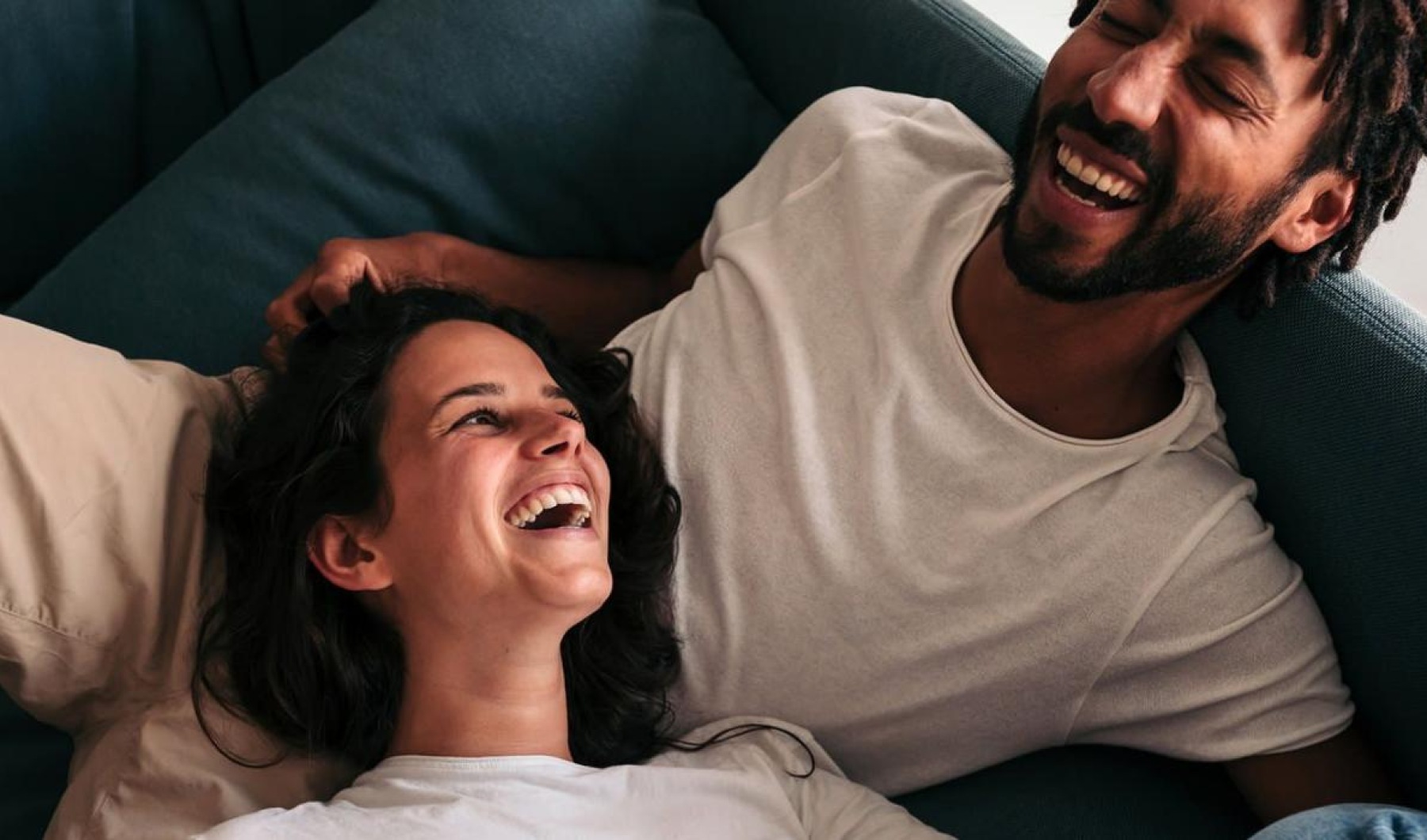 Find your perfect fit at Rockwall Commons a man and woman laughing